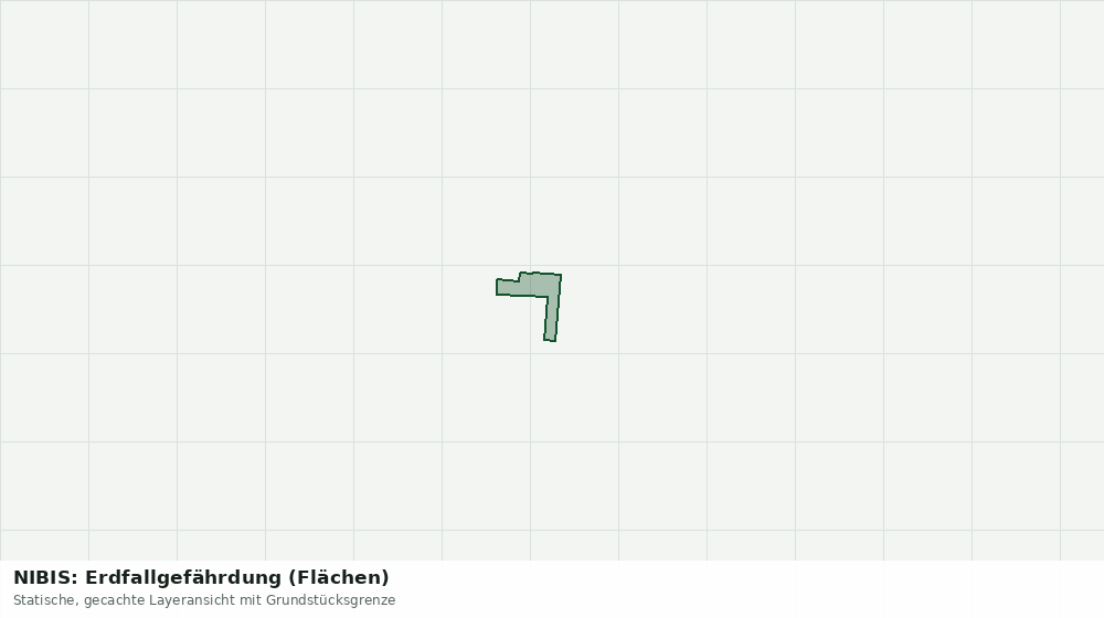 Statische Kartenansicht: NIBIS: Erdfallgefährdung (Flächen)