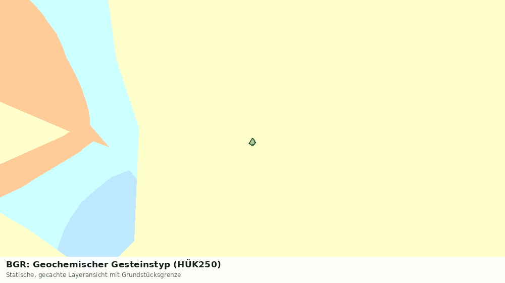 Statische Kartenansicht: BGR: Geochemischer Gesteinstyp (HÜK250)