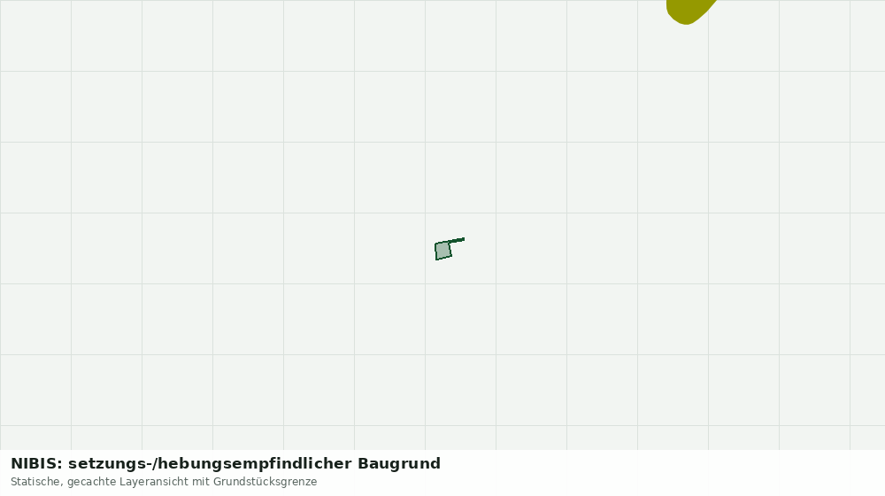Statische Kartenansicht: NIBIS: setzungs-/hebungsempfindlicher Baugrund