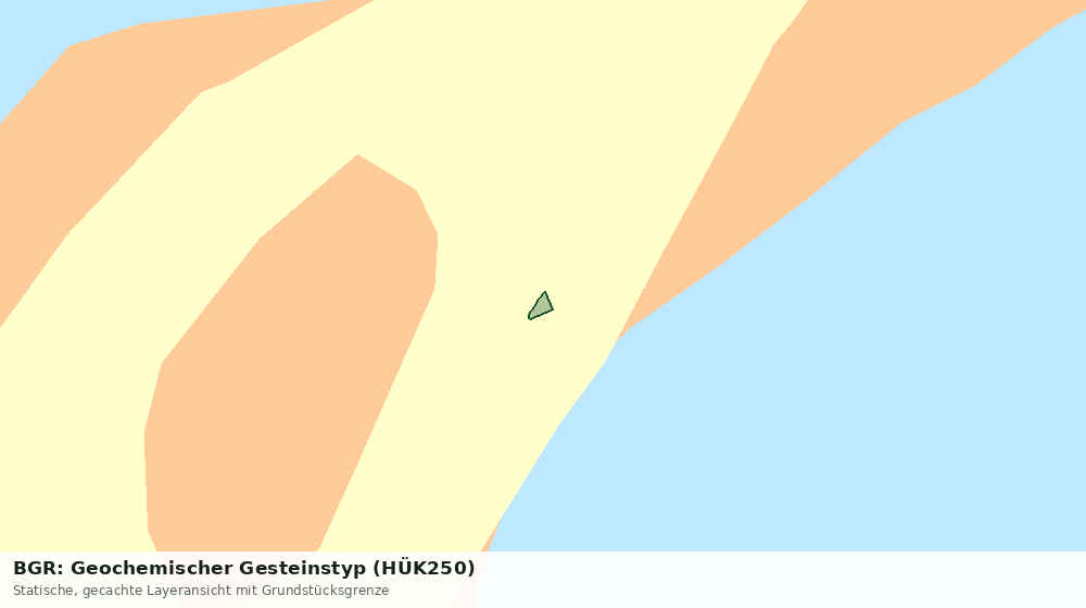 Statische Kartenansicht: BGR: Geochemischer Gesteinstyp (HÜK250)