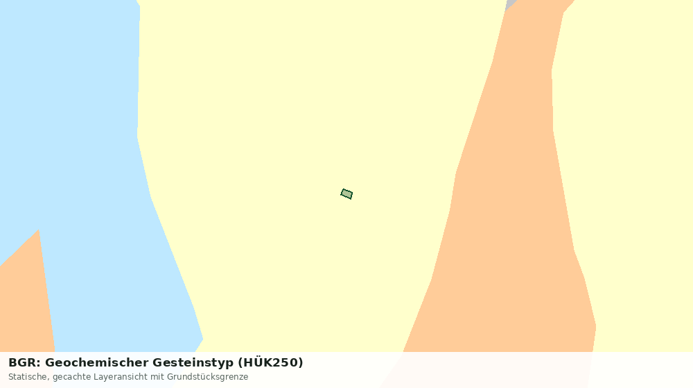Statische Kartenansicht: BGR: Geochemischer Gesteinstyp (HÜK250)