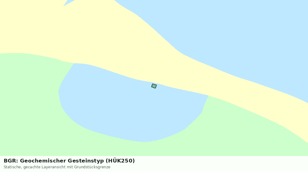 Statische Kartenansicht: BGR: Geochemischer Gesteinstyp (HÜK250)