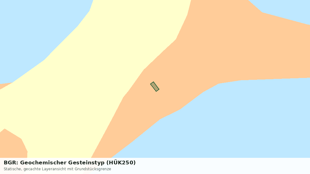 Statische Kartenansicht: BGR: Geochemischer Gesteinstyp (HÜK250)