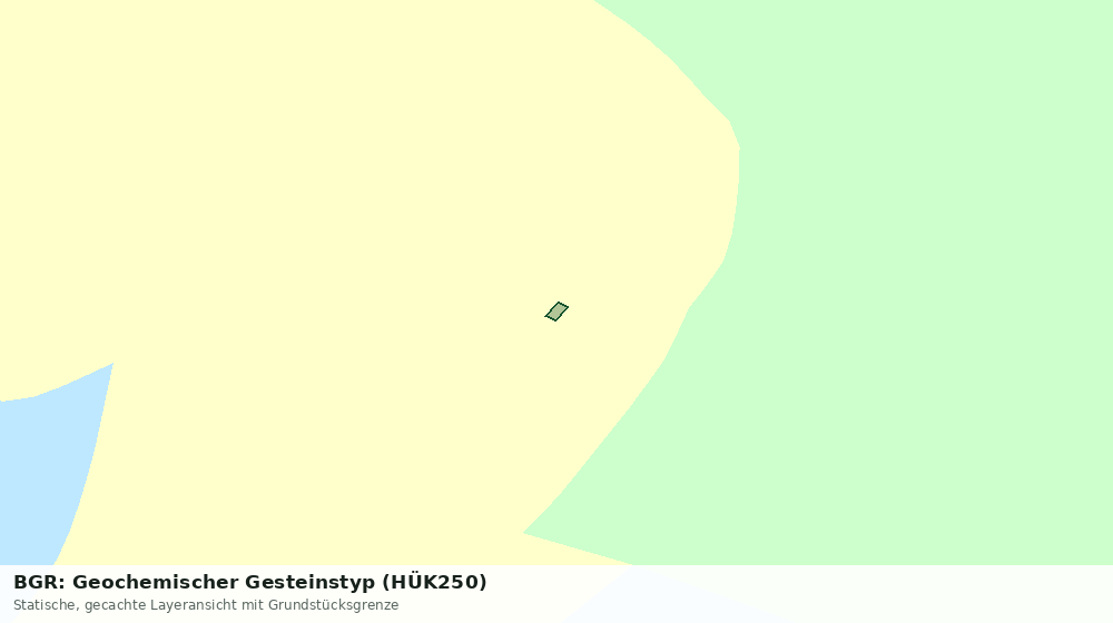 Statische Kartenansicht: BGR: Geochemischer Gesteinstyp (HÜK250)