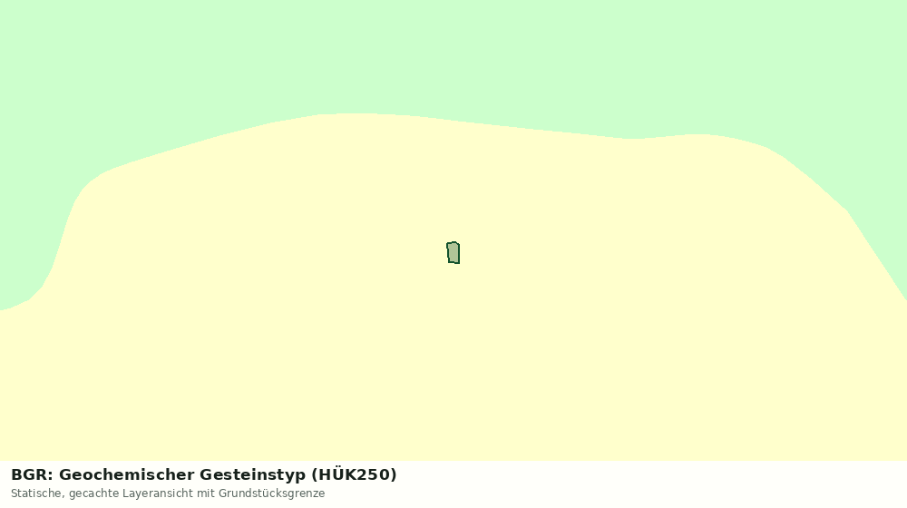 Statische Kartenansicht: BGR: Geochemischer Gesteinstyp (HÜK250)
