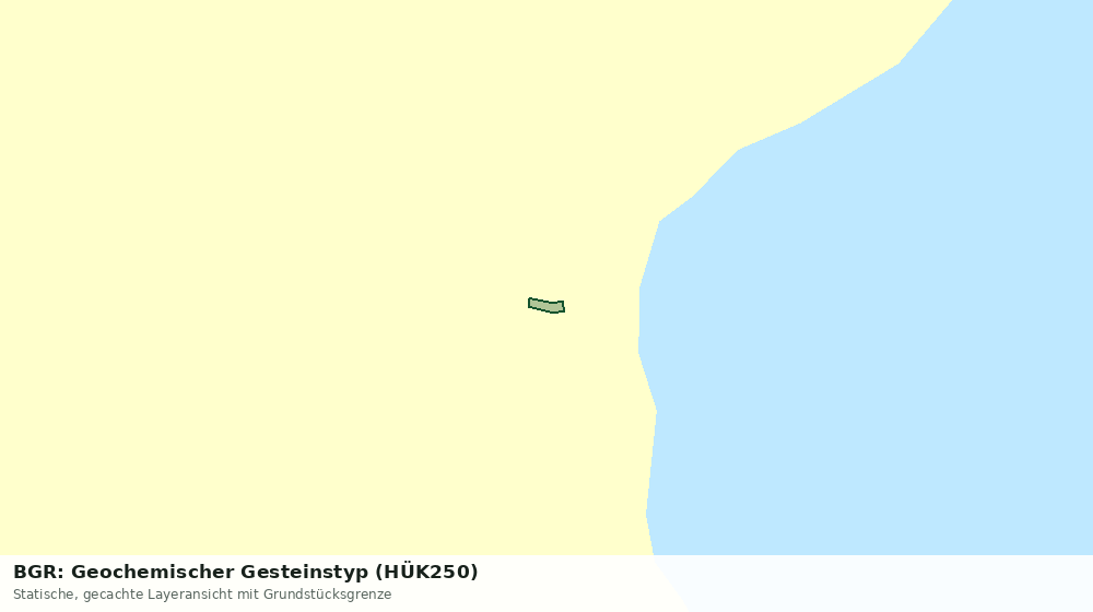 Statische Kartenansicht: BGR: Geochemischer Gesteinstyp (HÜK250)
