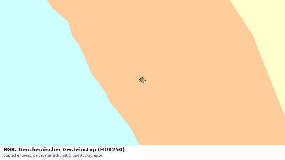 Statische Kartenansicht: BGR: Geochemischer Gesteinstyp (HÜK250)
