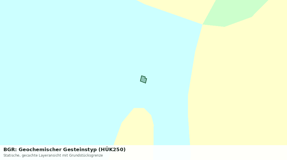 Statische Kartenansicht: BGR: Geochemischer Gesteinstyp (HÜK250)