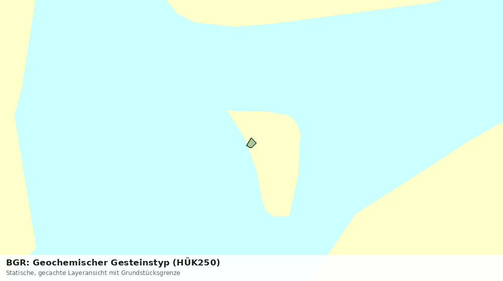 Statische Kartenansicht: BGR: Geochemischer Gesteinstyp (HÜK250)