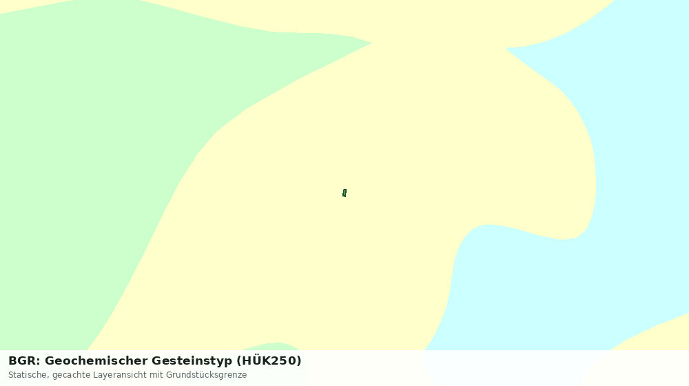 Statische Kartenansicht: BGR: Geochemischer Gesteinstyp (HÜK250)
