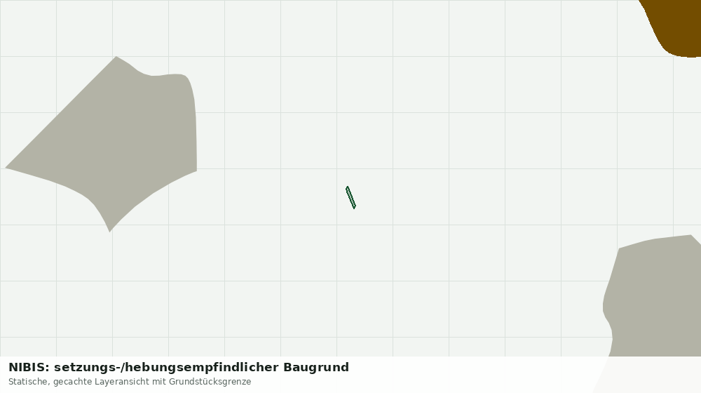 Statische Kartenansicht: NIBIS: setzungs-/hebungsempfindlicher Baugrund