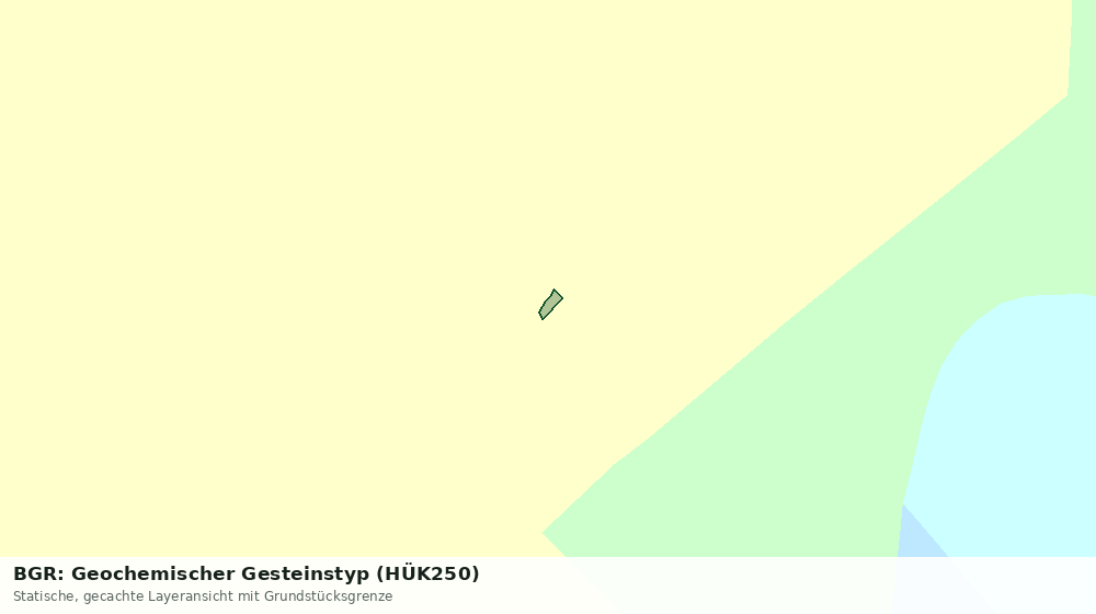 Statische Kartenansicht: BGR: Geochemischer Gesteinstyp (HÜK250)