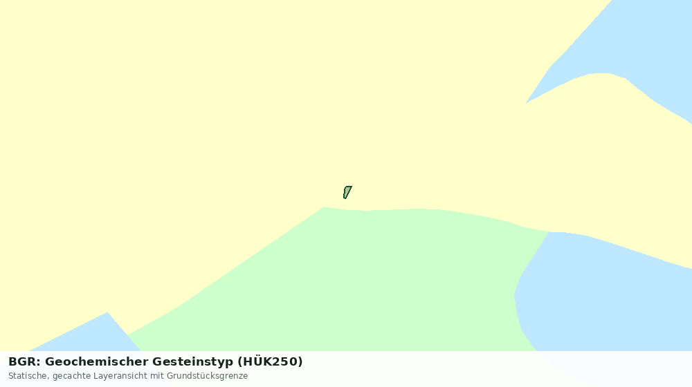 Statische Kartenansicht: BGR: Geochemischer Gesteinstyp (HÜK250)