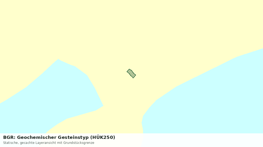Statische Kartenansicht: BGR: Geochemischer Gesteinstyp (HÜK250)