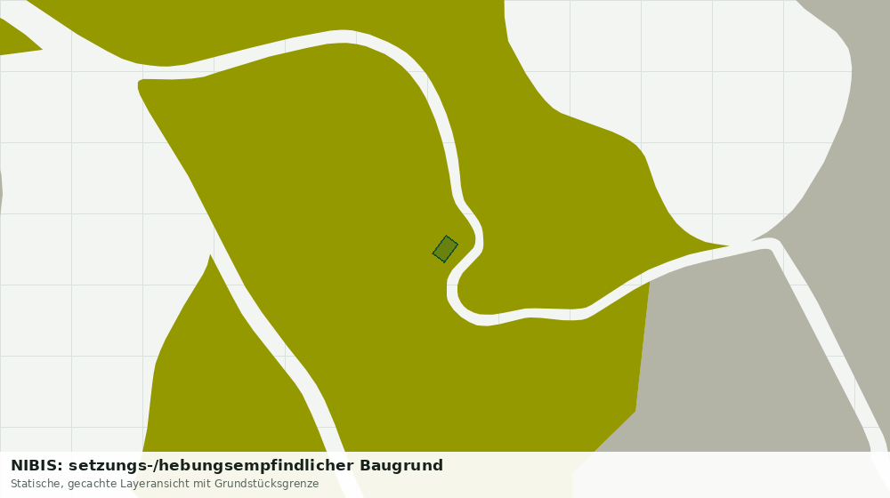 Statische Kartenansicht: NIBIS: setzungs-/hebungsempfindlicher Baugrund