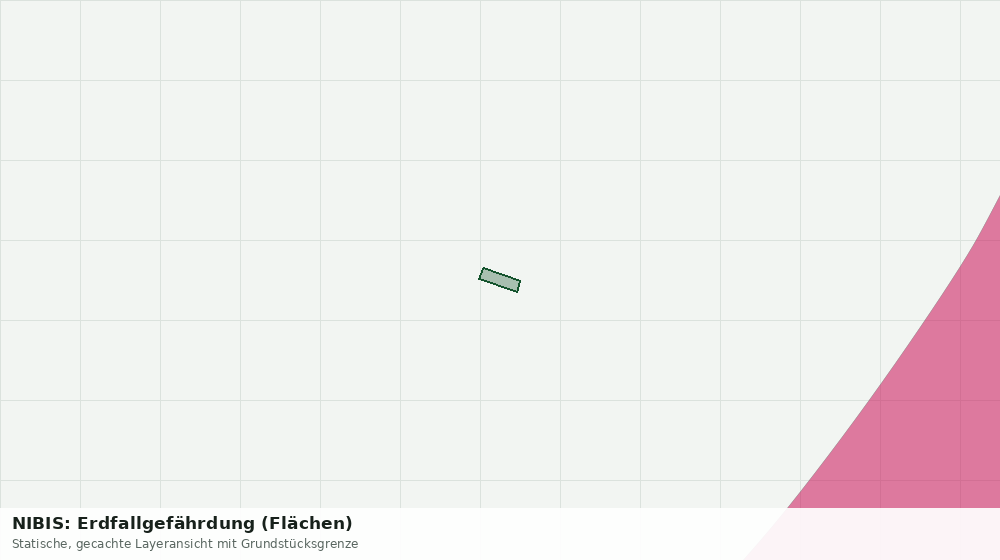 Statische Kartenansicht: NIBIS: Erdfallgefährdung (Flächen)