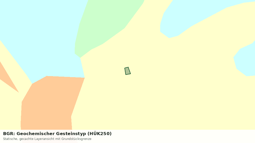 Statische Kartenansicht: BGR: Geochemischer Gesteinstyp (HÜK250)