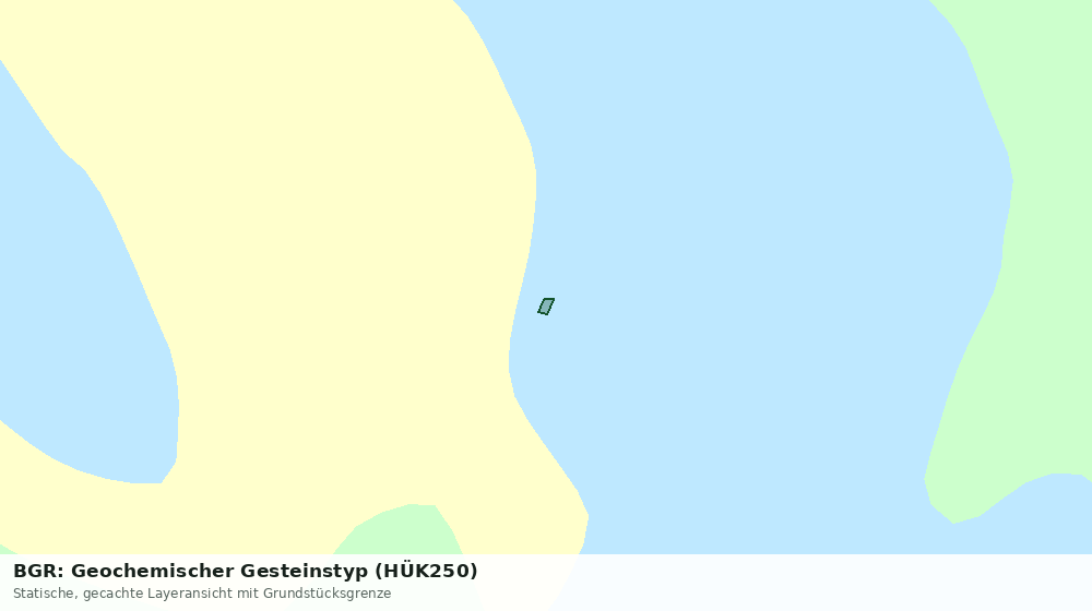 Statische Kartenansicht: BGR: Geochemischer Gesteinstyp (HÜK250)