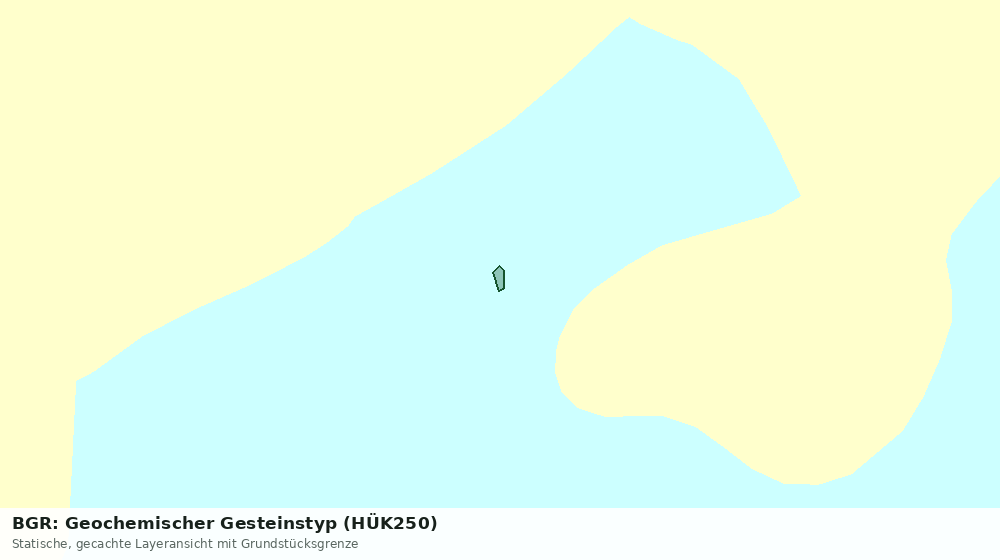 Statische Kartenansicht: BGR: Geochemischer Gesteinstyp (HÜK250)