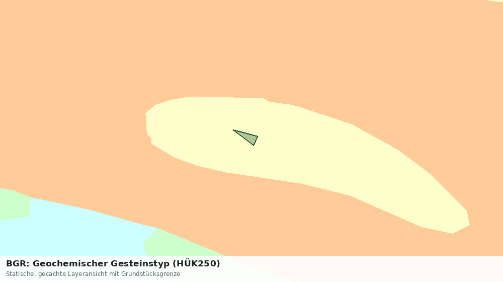 Statische Kartenansicht: BGR: Geochemischer Gesteinstyp (HÜK250)