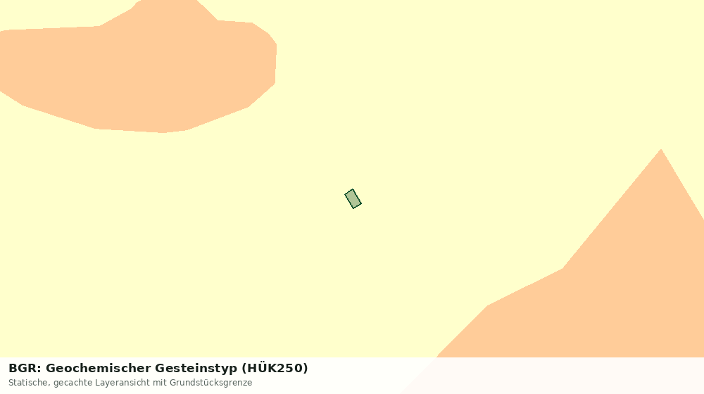 Statische Kartenansicht: BGR: Geochemischer Gesteinstyp (HÜK250)