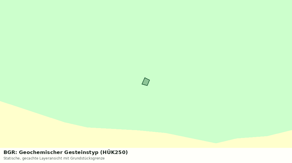 Statische Kartenansicht: BGR: Geochemischer Gesteinstyp (HÜK250)