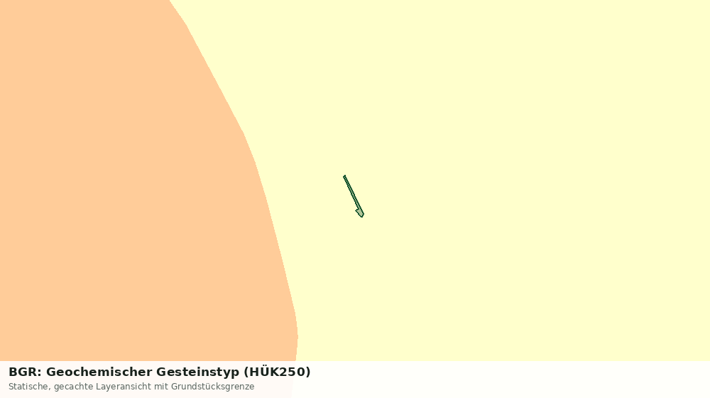 Statische Kartenansicht: BGR: Geochemischer Gesteinstyp (HÜK250)