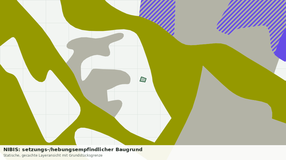 Statische Kartenansicht: NIBIS: setzungs-/hebungsempfindlicher Baugrund