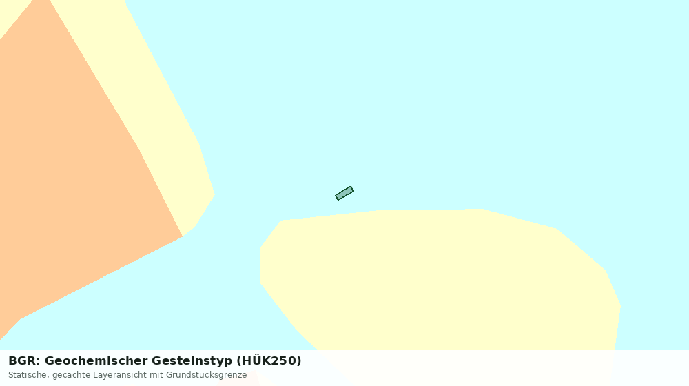 Statische Kartenansicht: BGR: Geochemischer Gesteinstyp (HÜK250)