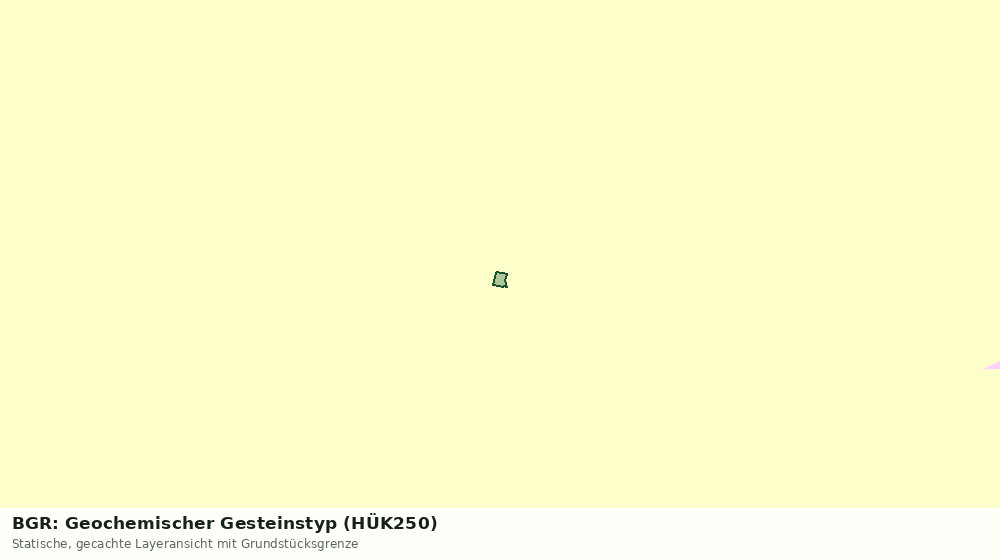 Statische Kartenansicht: BGR: Geochemischer Gesteinstyp (HÜK250)