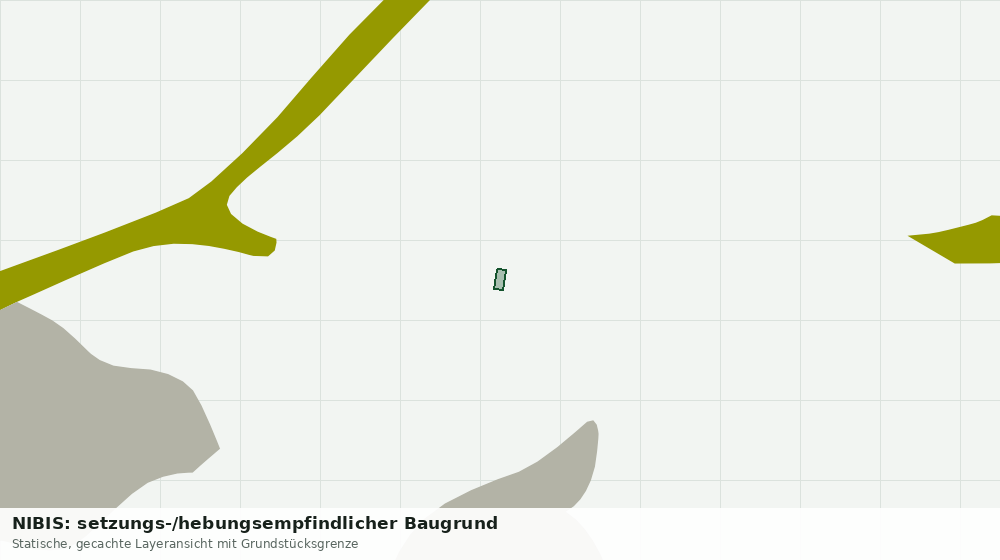 Statische Kartenansicht: NIBIS: setzungs-/hebungsempfindlicher Baugrund