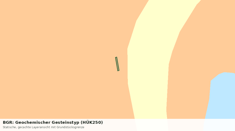 Statische Kartenansicht: BGR: Geochemischer Gesteinstyp (HÜK250)