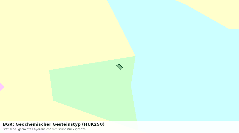 Statische Kartenansicht: BGR: Geochemischer Gesteinstyp (HÜK250)