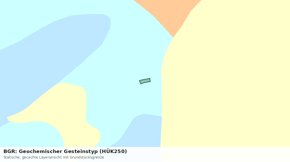 Statische Kartenansicht: BGR: Geochemischer Gesteinstyp (HÜK250)