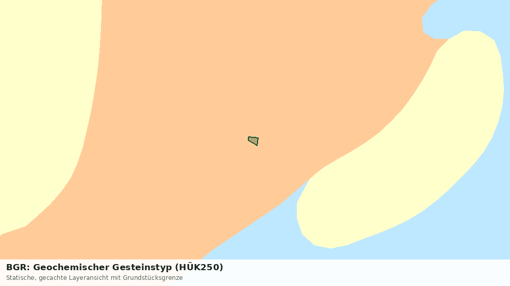 Statische Kartenansicht: BGR: Geochemischer Gesteinstyp (HÜK250)