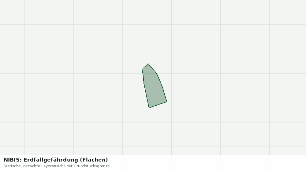 Statische Kartenansicht: NIBIS: Erdfallgefährdung (Flächen)