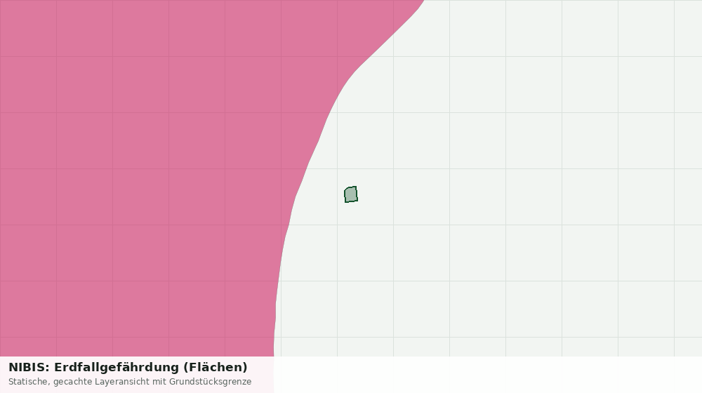 Statische Kartenansicht: NIBIS: Erdfallgefährdung (Flächen)