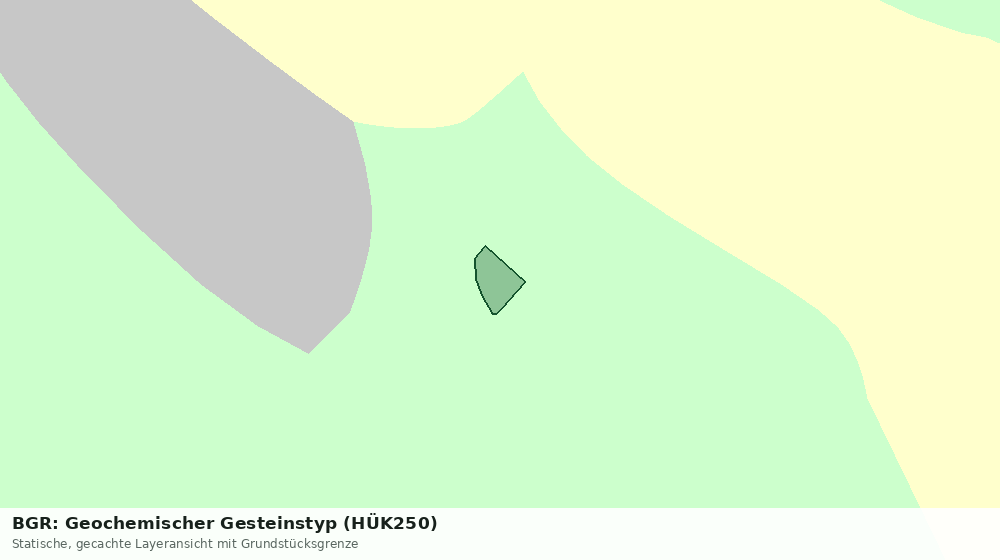 Statische Kartenansicht: BGR: Geochemischer Gesteinstyp (HÜK250)