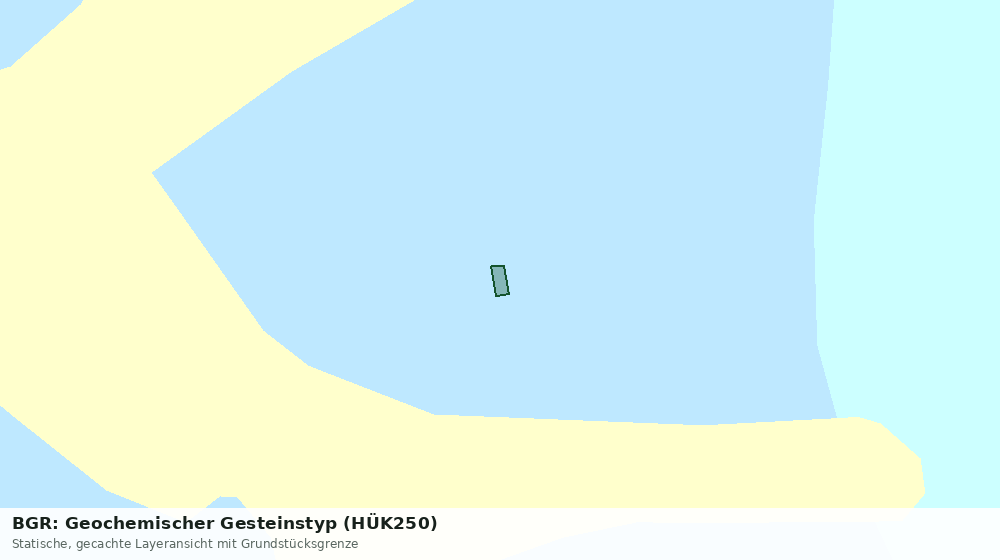 Statische Kartenansicht: BGR: Geochemischer Gesteinstyp (HÜK250)