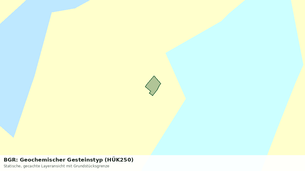 Statische Kartenansicht: BGR: Geochemischer Gesteinstyp (HÜK250)