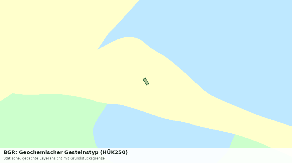 Statische Kartenansicht: BGR: Geochemischer Gesteinstyp (HÜK250)