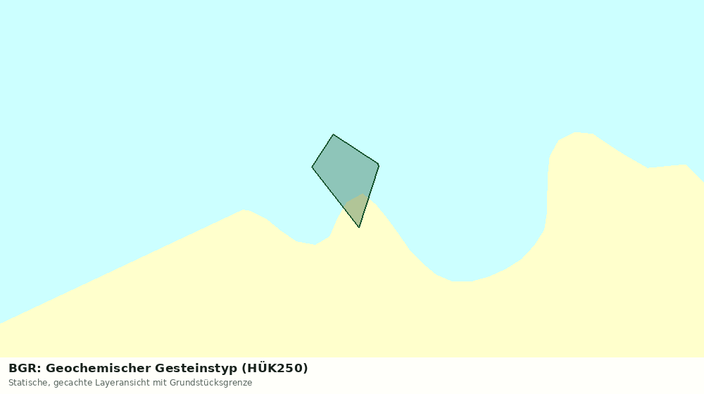 Statische Kartenansicht: BGR: Geochemischer Gesteinstyp (HÜK250)