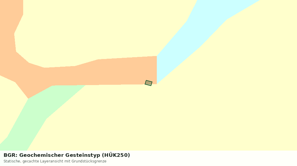 Statische Kartenansicht: BGR: Geochemischer Gesteinstyp (HÜK250)