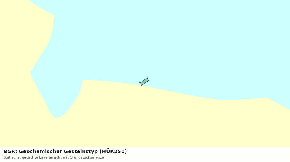 Statische Kartenansicht: BGR: Geochemischer Gesteinstyp (HÜK250)