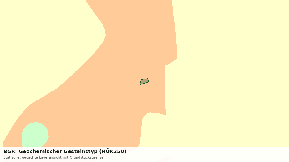 Statische Kartenansicht: BGR: Geochemischer Gesteinstyp (HÜK250)