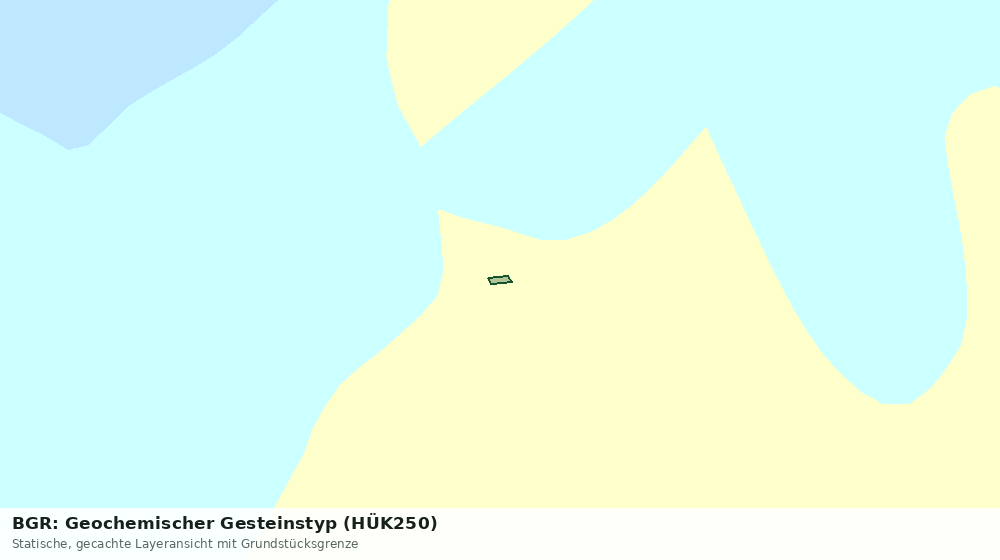 Statische Kartenansicht: BGR: Geochemischer Gesteinstyp (HÜK250)
