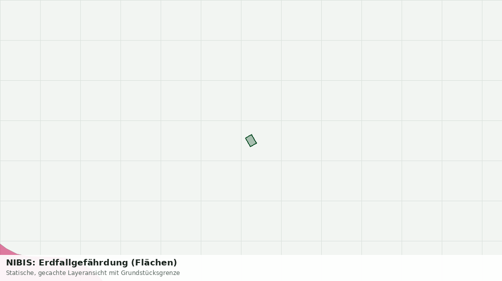 Statische Kartenansicht: NIBIS: Erdfallgefährdung (Flächen)