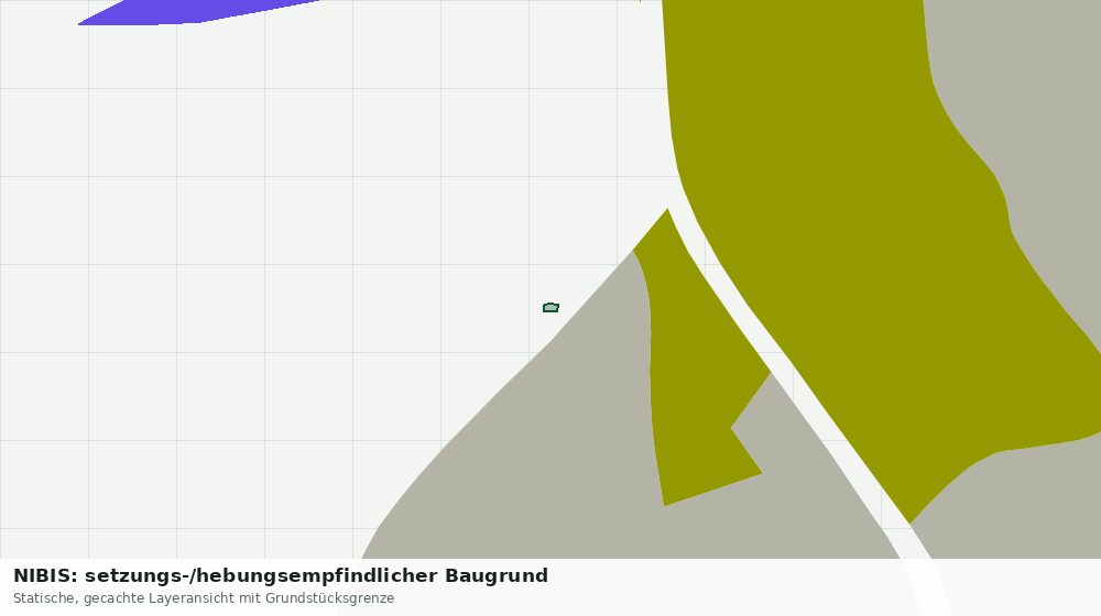 Statische Kartenansicht: NIBIS: setzungs-/hebungsempfindlicher Baugrund