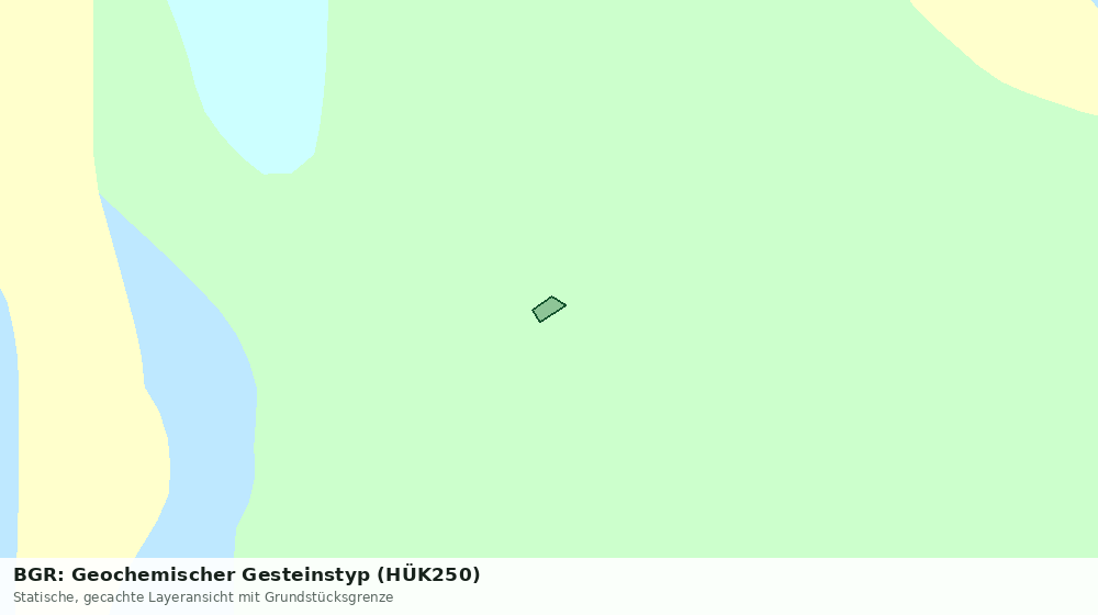 Statische Kartenansicht: BGR: Geochemischer Gesteinstyp (HÜK250)