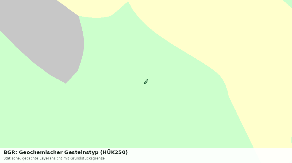 Statische Kartenansicht: BGR: Geochemischer Gesteinstyp (HÜK250)